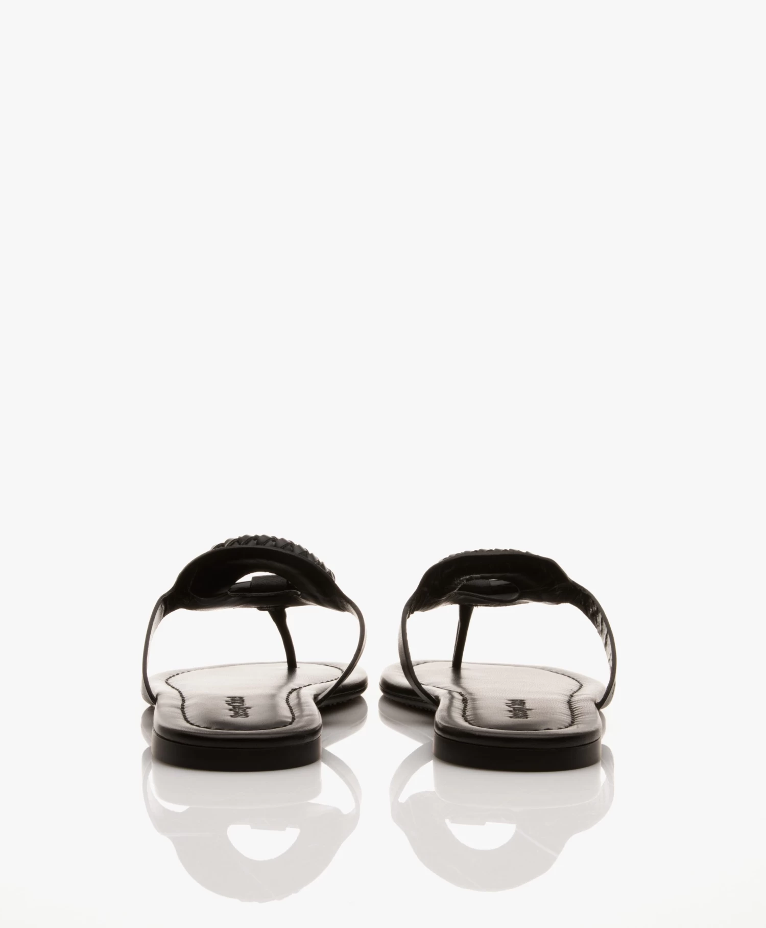 See By Chloé Hana Leren Slippers - Zwart/Zwart 8 See By Chloé Hana Leren Slippers - Zwart/Zwart - Afbeelding 8