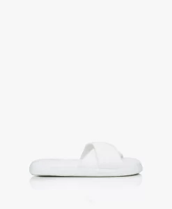 Skin Kyoto Katoenen Terry Slippers - Wit