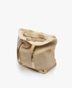 Vanessa Bruno Grote Linnen Shopper Met Rits - Paille -Kleding Series Winkel f2f6982b a342 4941 a582 ff655399de0a 124 scaled