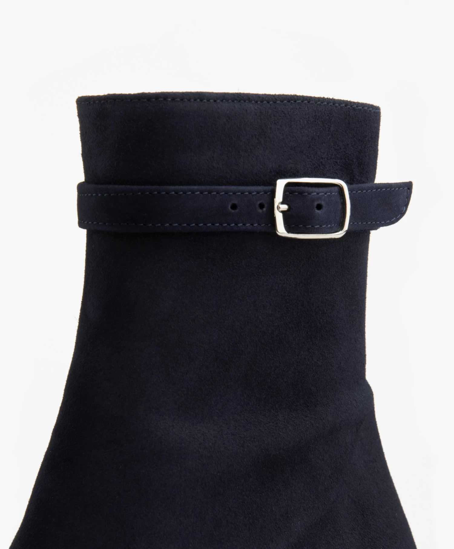 Panara Suède Leren Enkellaarzen - Donkerblauw 11 Panara Suède Leren Enkellaarzen - Donkerblauw - Afbeelding 11