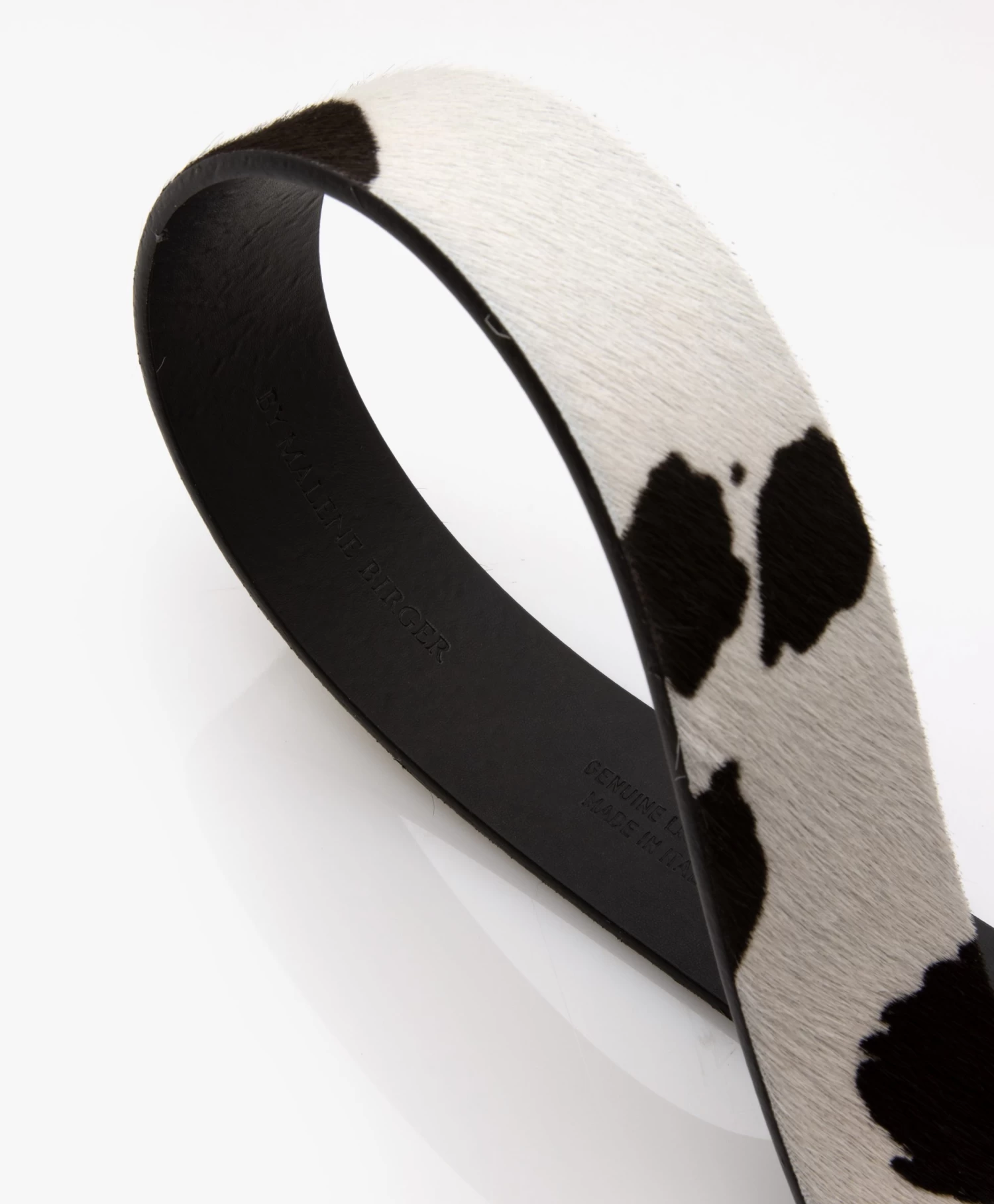 By Malene Birger Zoira Hairy Leren Riem - Cow Print 5 By Malene Birger Zoira Hairy Leren Riem - Cow Print - Afbeelding 5