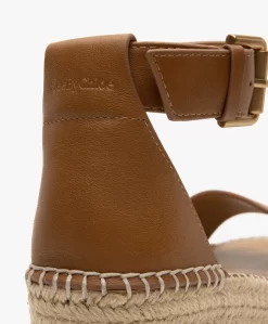 See By Chloé Glyn Kalfsleren Plateau Espadrilles - Tan -Kleding Series Winkel f57521f4 6404 4f42 bb98 f2e1276d3dcb 03 scaled