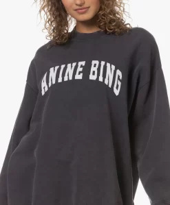 Anine Bing Tyler Oversized Sweatshirt - Washed Black -Kleding Series Winkel f60b6b97 b2b6 4e3c ba05 67a95e208c27 97 scaled