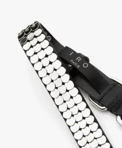 Iro Merkle Leren Riem Met Metalen Details - Zwart/Zilver -Kleding Series Winkel f91531fd caf1 4ed2 a396 2ea997d40eea 238 scaled