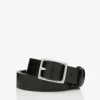 Rag & Bone Baby Boyfriend Leren Riem - Zwart