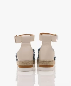 See By Chloé Glyn Espadrille Sandalen - Medium Blauw/Off-White -Kleding Series Winkel fb7445b8 51d7 4224 a3ca 0d1be9b6aa1c 10 scaled