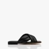 Anine Bing Eve Leren Slippers - Zwart
