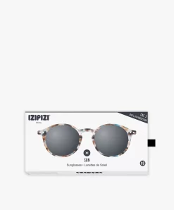 Izipizi Sun #D Zonnebril - Blauw Tortoise/Grijze Glazen -Kleding Series Winkel izipizi sun letmesee d blue tortoise soft grey lenses 02