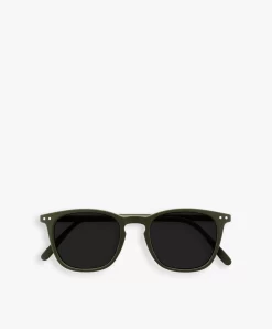 Izipizi Sun #E Zonnebril - Kaki/Grijze Glazen -Kleding Series Winkel izipizi sun letmesee e kaki green grey lenses 01