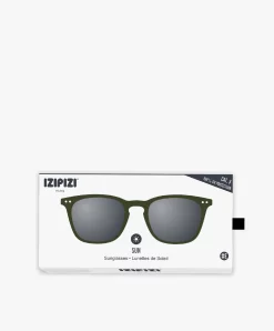 Izipizi Sun #E Zonnebril - Kaki/Grijze Glazen -Kleding Series Winkel izipizi sun letmesee e kaki green grey lenses 02